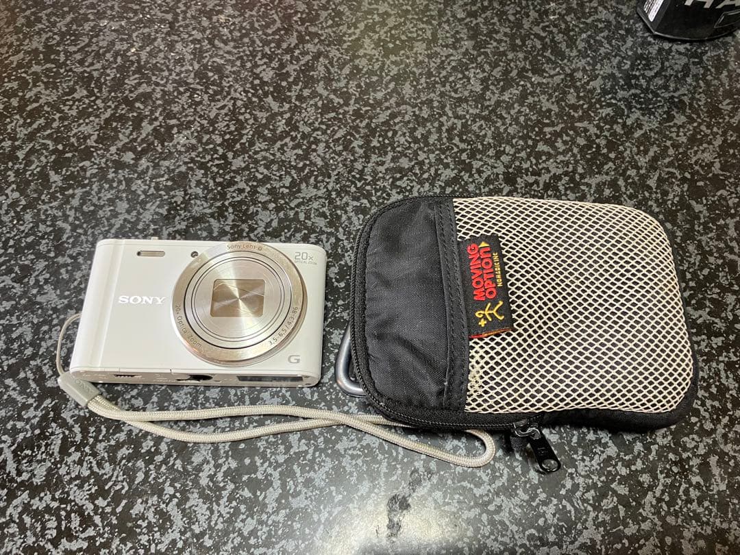 SONY G コンパクトデジタルカメラ ホワイト ケース付き