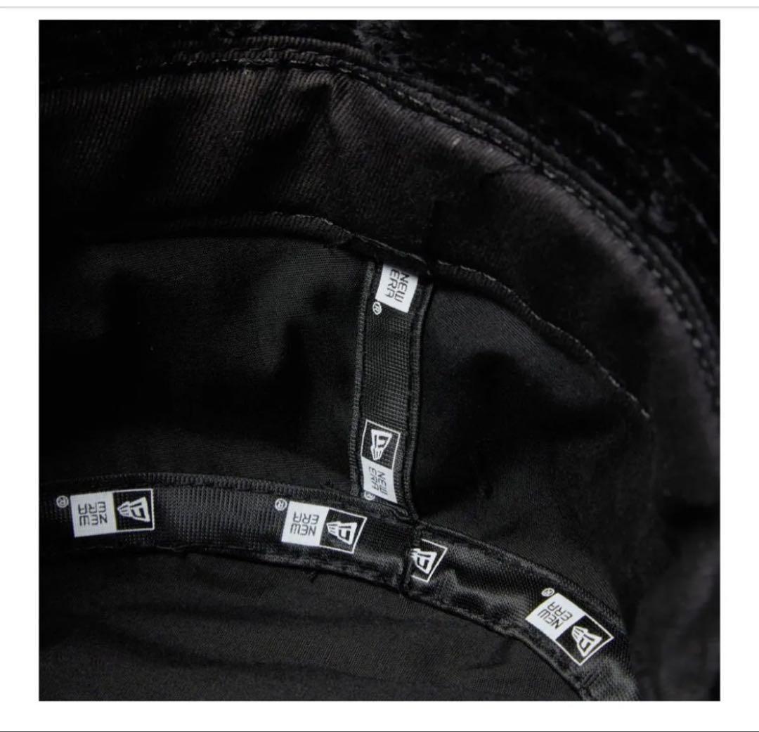 New Era バケット01 Micro Fur Rhinestone