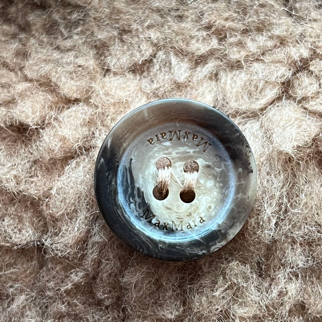 新品未使用✨ マックスマーラ 白タグ テディベア ポンチョ コート キャメル