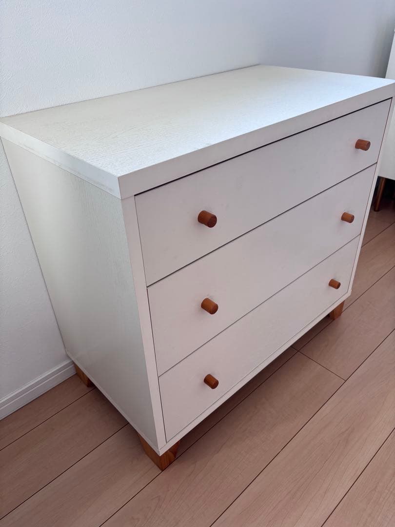 モモナチュラル　LOVE CHEST T75 タンス