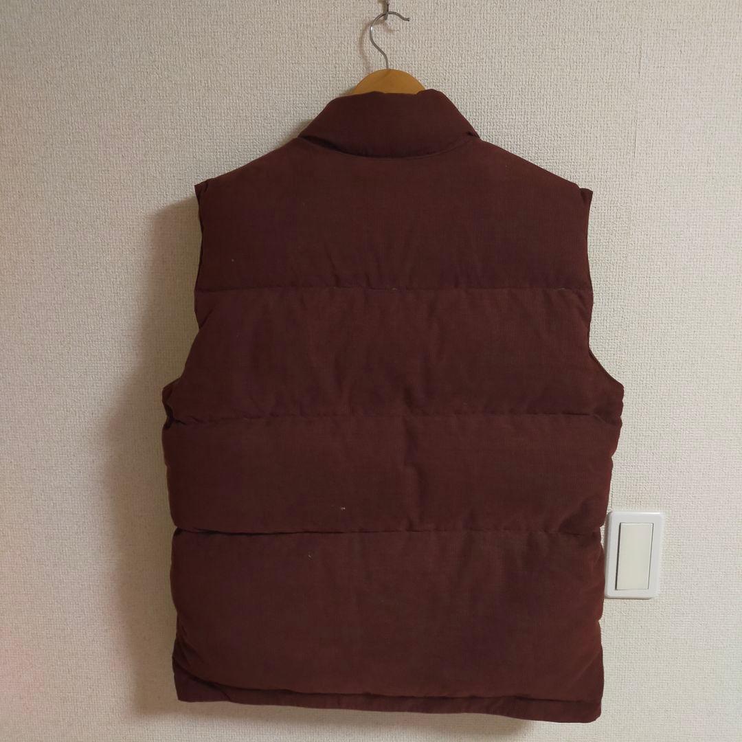 クレセントダウンワークス 希少 リバーシブル コーデュロイ ダウンベスト USA
