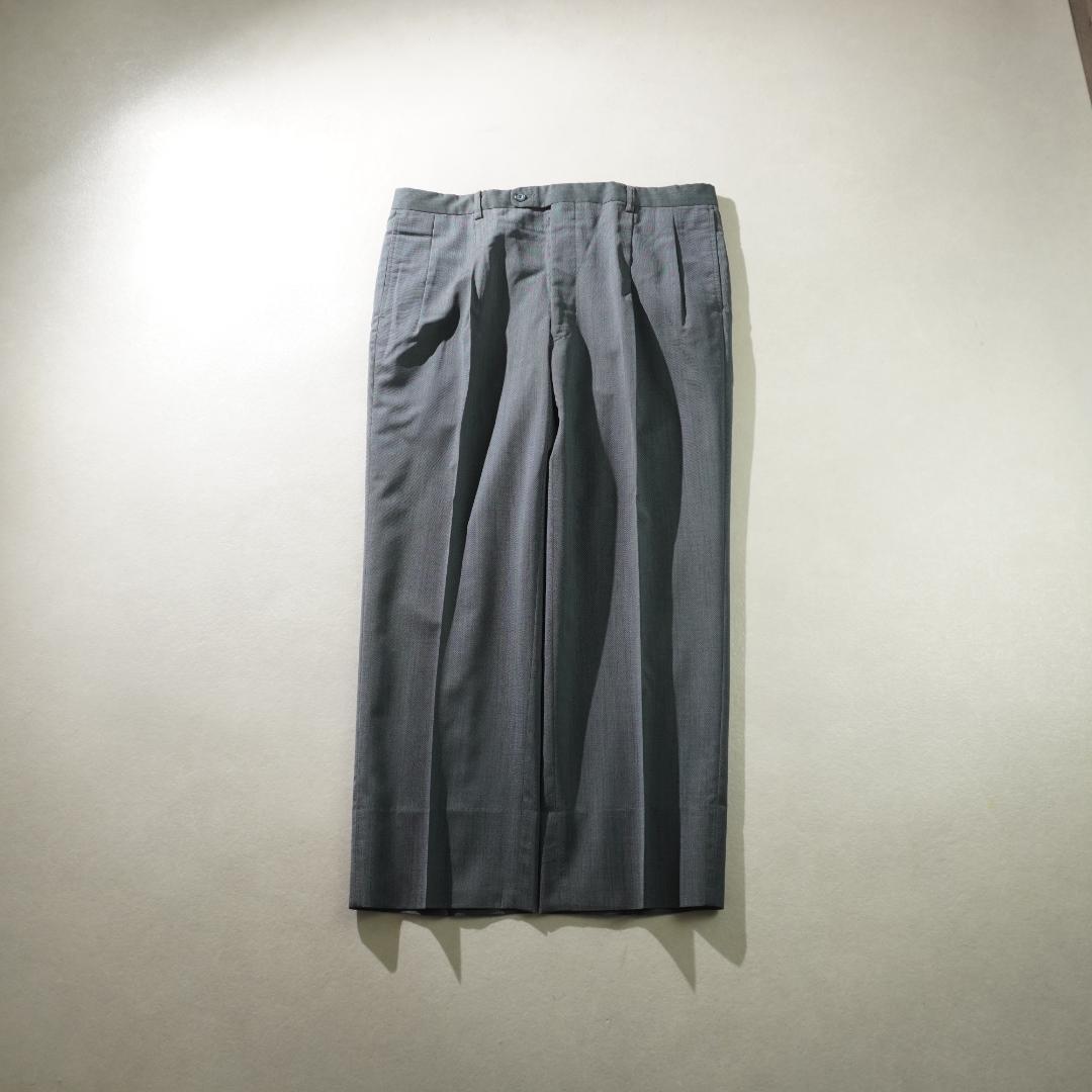 80-90s Christian Dior ２タックスラックスパンツ/VW213