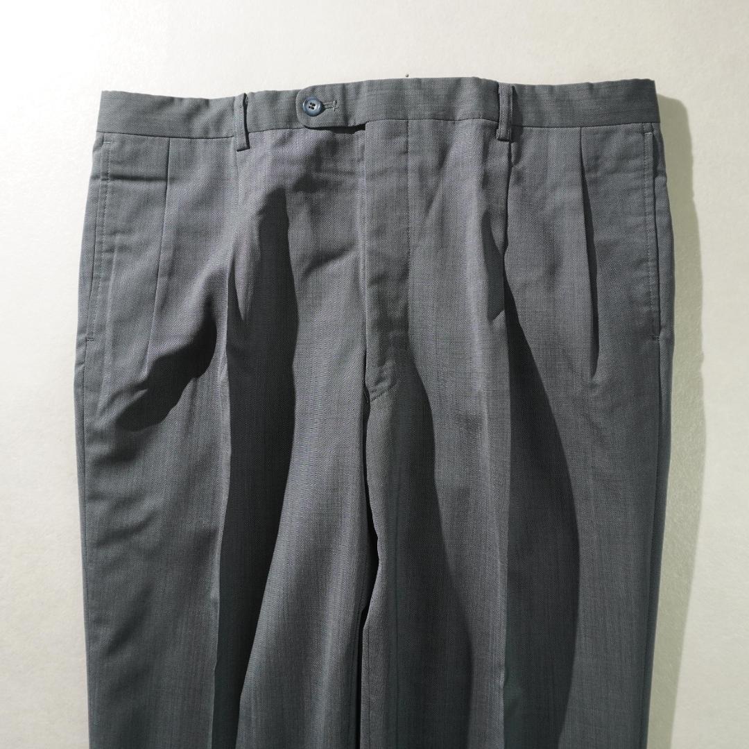 80-90s Christian Dior ２タックスラックスパンツ/VW213