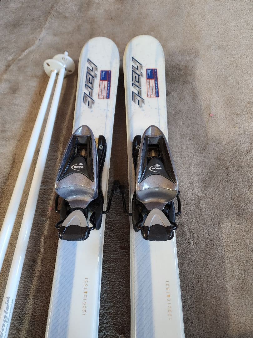 Hartレディースカービンクスキーセット☆ブーツ23.5☆ストック付き