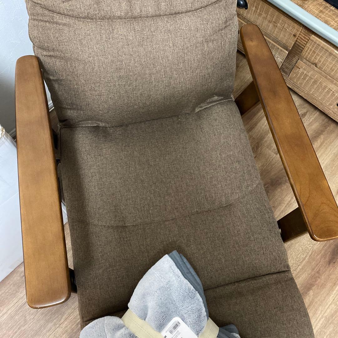 ニトリ　３段調整高座椅子　カバー付き