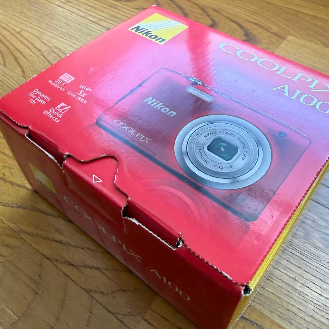 Nikon COOLPIX A100 レッド デジタルカメラ 光学5倍
