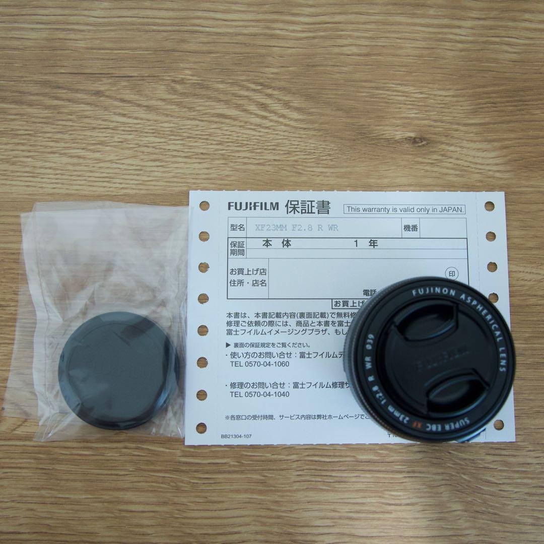 富士フイルム XF23mmF2.8 R WR (ブラック)