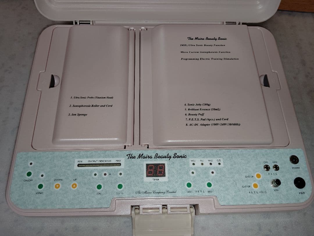 ザ・マイラ ビューティーソニック②超音波イオン導入P.E.T.Sマイラソニック