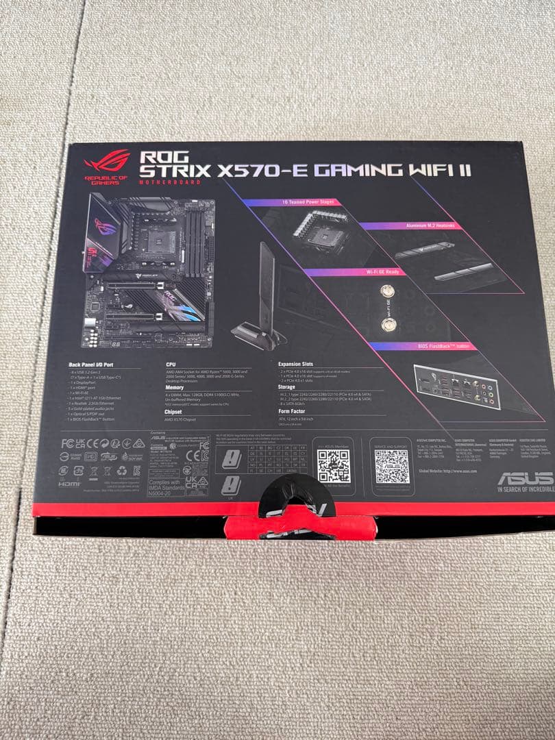 ROG STRIX X570-E GAMING WIFI II 中古