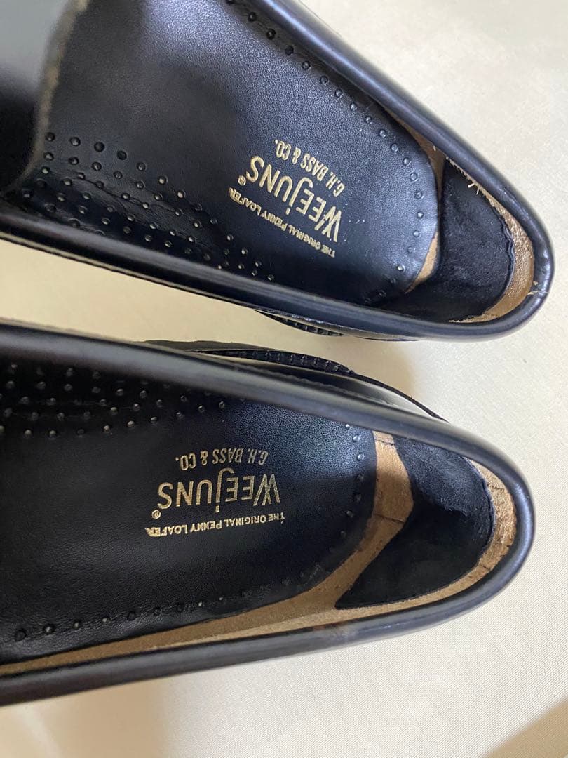 GH.BASS ジーエイチバス　ローファー BA11535w 24cm ブラック