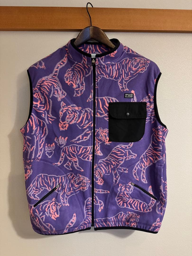 THE UNION トラ　フリースベスト　L