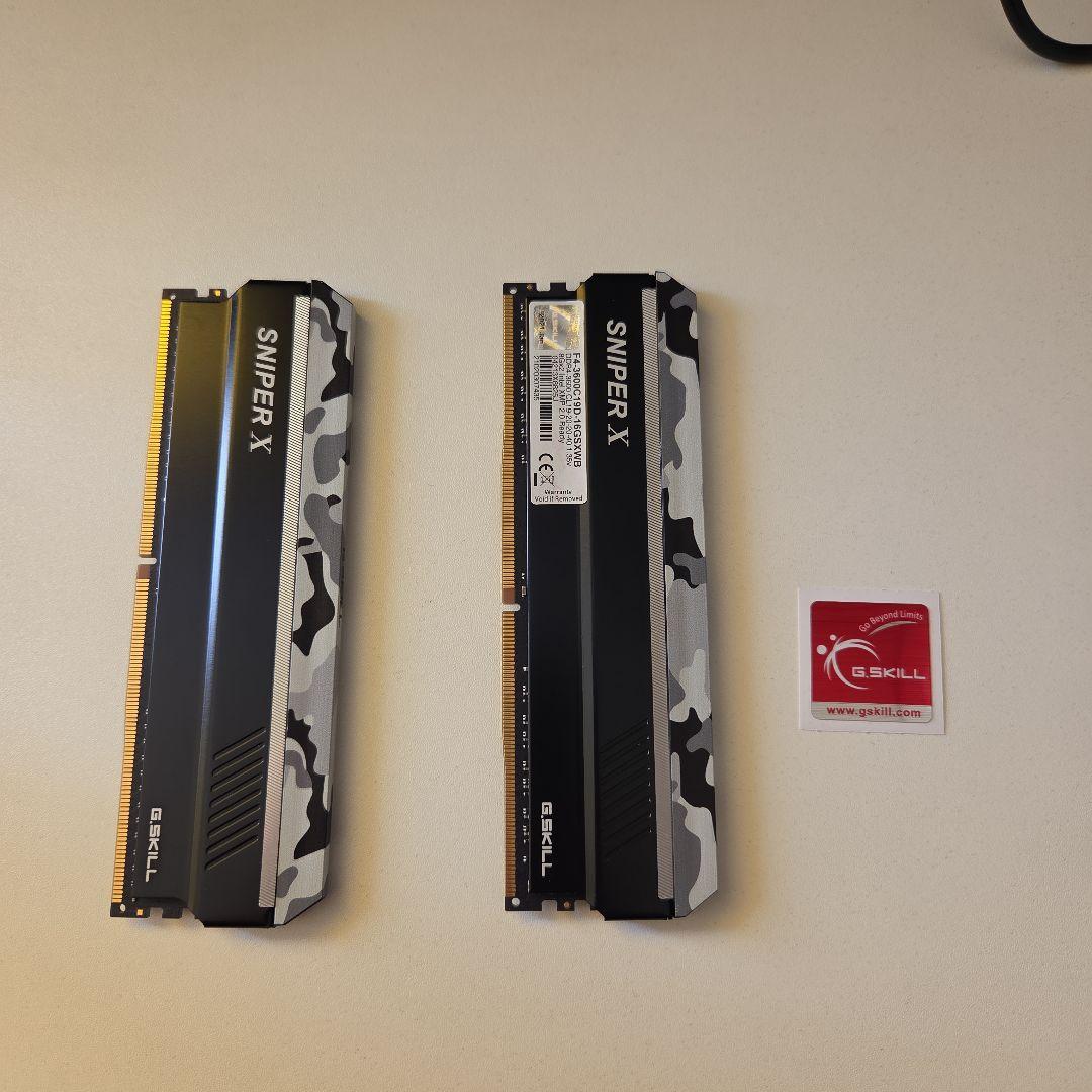 メモリー G.Skill Sniper X DDR4 3600 16GB (2x8GB)