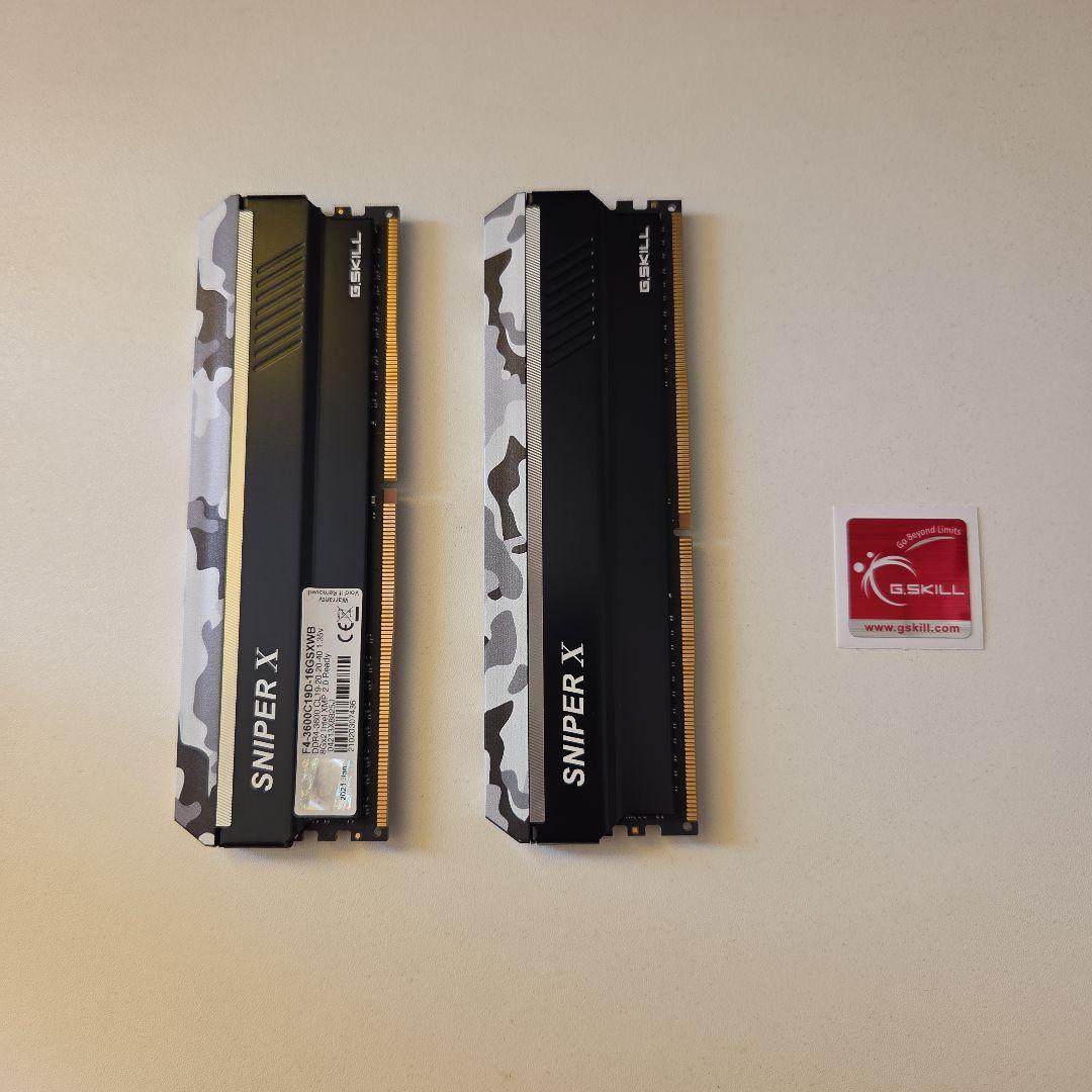 メモリー G.Skill Sniper X DDR4 3600 16GB (2x8GB)