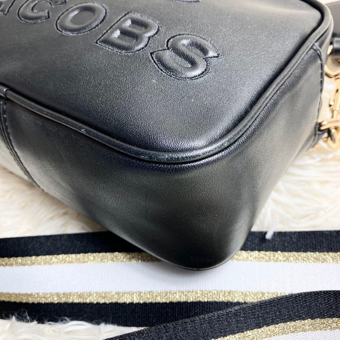 【極美品】マークジェイコブス ＊カメラバッグ レザー ブラック