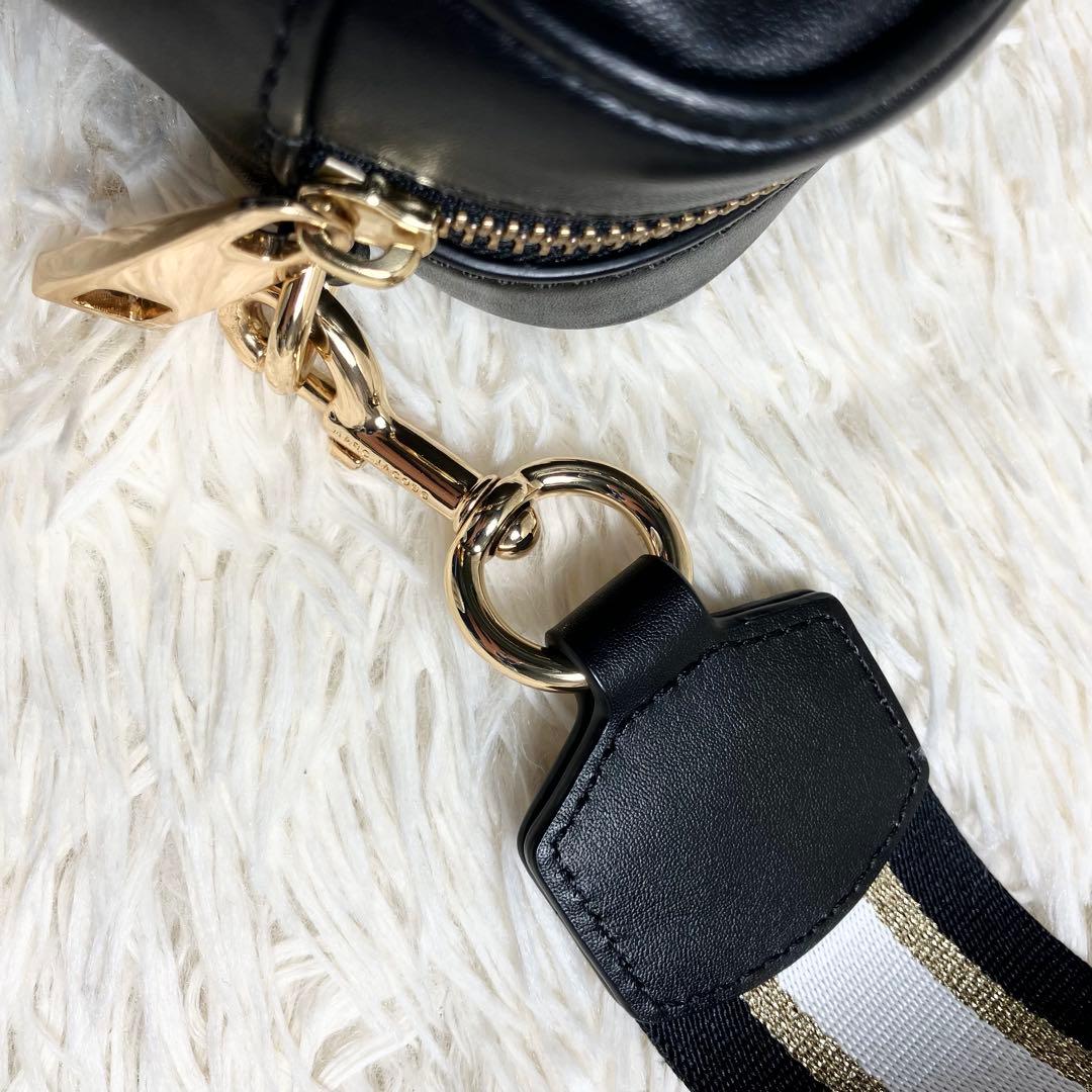 【極美品】マークジェイコブス ＊カメラバッグ レザー ブラック