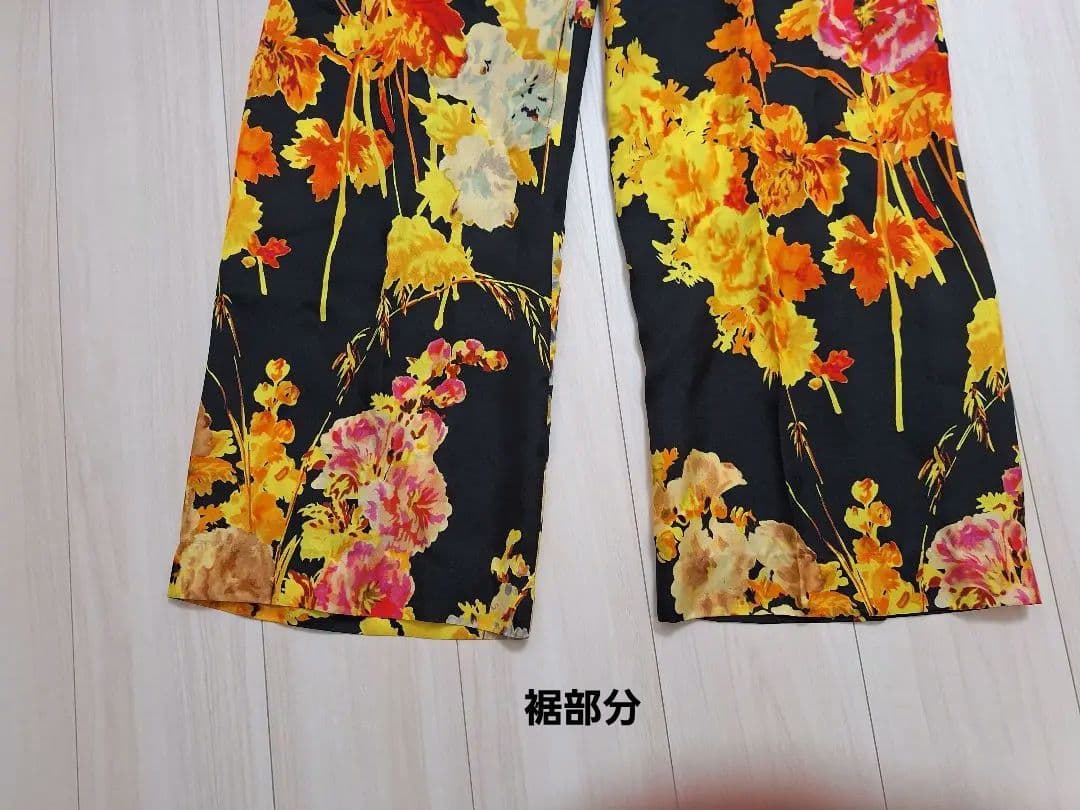 【DRESS VAN NOTEN】ドリスヴァンノッテン フラワープリントパンツ