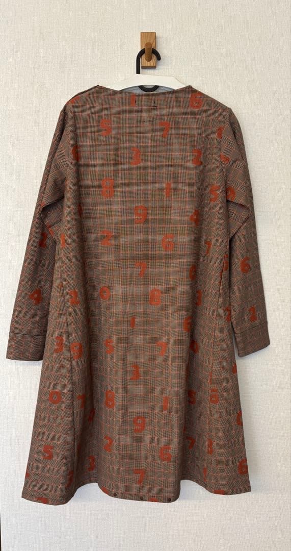 新品タグ付き　裏起毛チェック BIKEワンピース／SO-SU-U Lサイズ