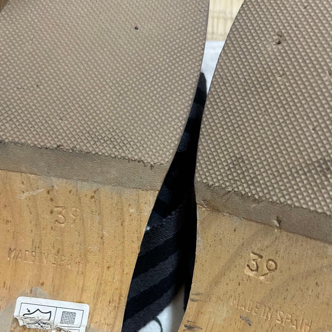 【専用】　　　　　エルメス HERMES ウッドソール フールトゥサンダル