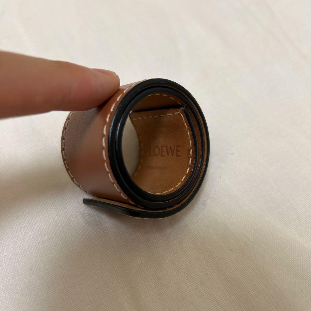 LOEWE ロエベ レザー ブレスレット バングル 箱 保存袋