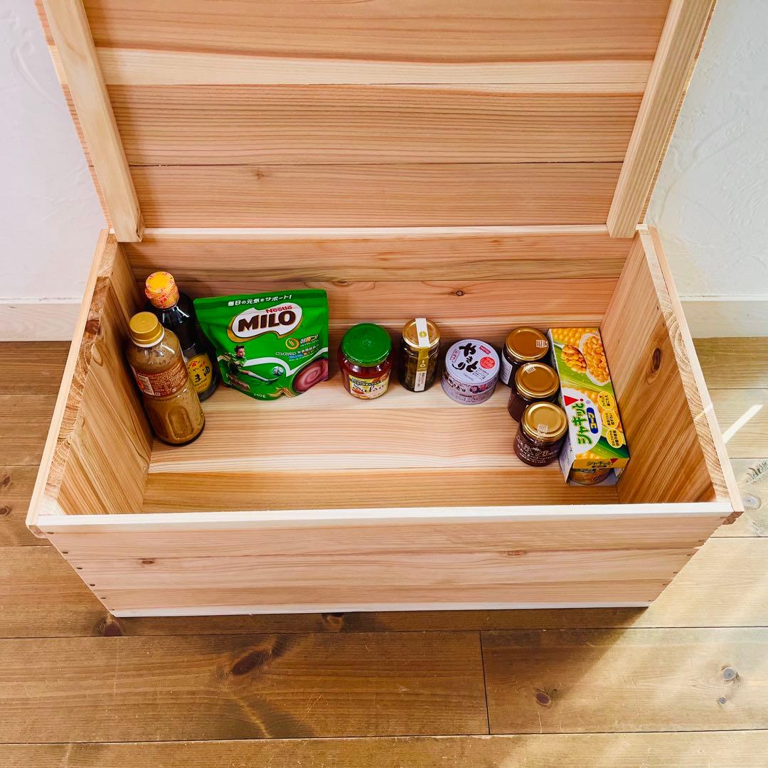 新品 蓋付 りんご箱 A4 サイズ 6箱 / 収納 木箱 ケース ボックス 箱