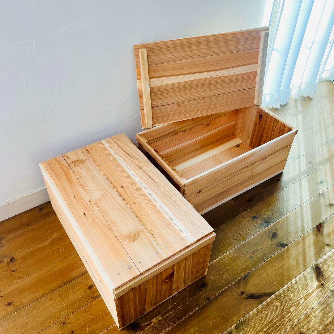 新品 蓋付 りんご箱 A4 サイズ 6箱 / 収納 木箱 ケース ボックス 箱