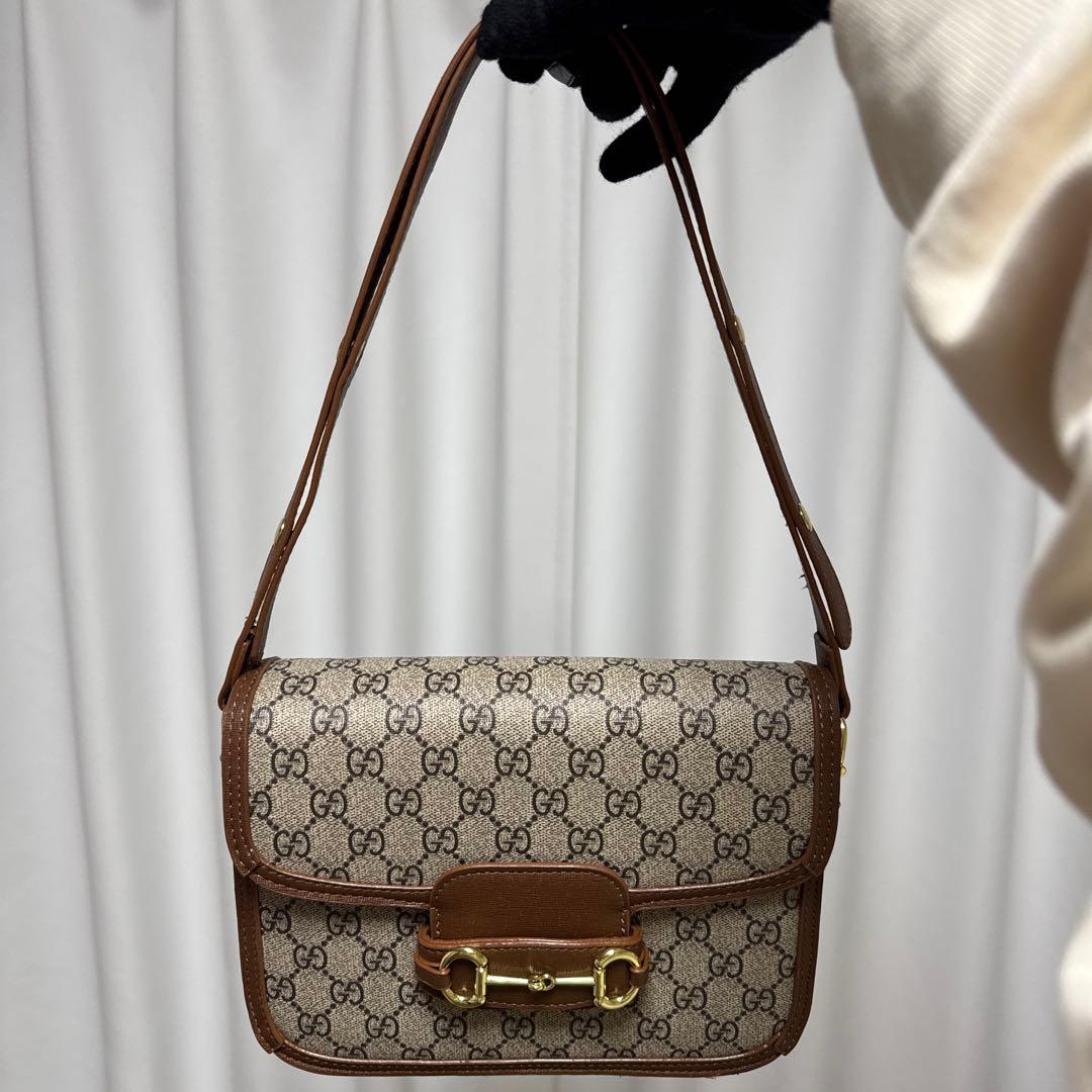 GUCCI グッチ GGキャンバス ショルダーバッグ ノベルティ