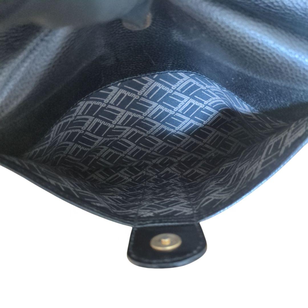 Dunhill ダンヒル ボストンバッグ 2way レザー 黒 大容量 ビジネス