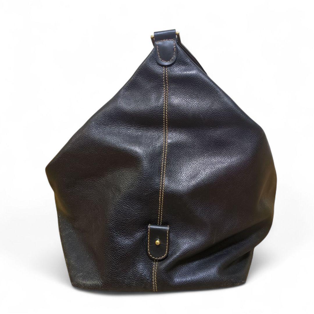 Dunhill ダンヒル ボストンバッグ 2way レザー 黒 大容量 ビジネス