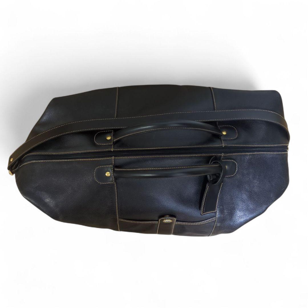 Dunhill ダンヒル ボストンバッグ 2way レザー 黒 大容量 ビジネス