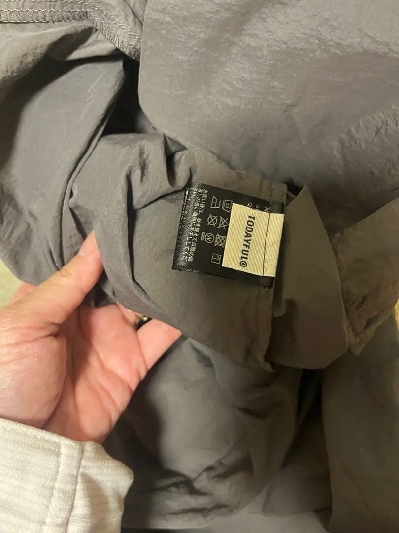 TODAYFUL ナイロントラックパンツ36