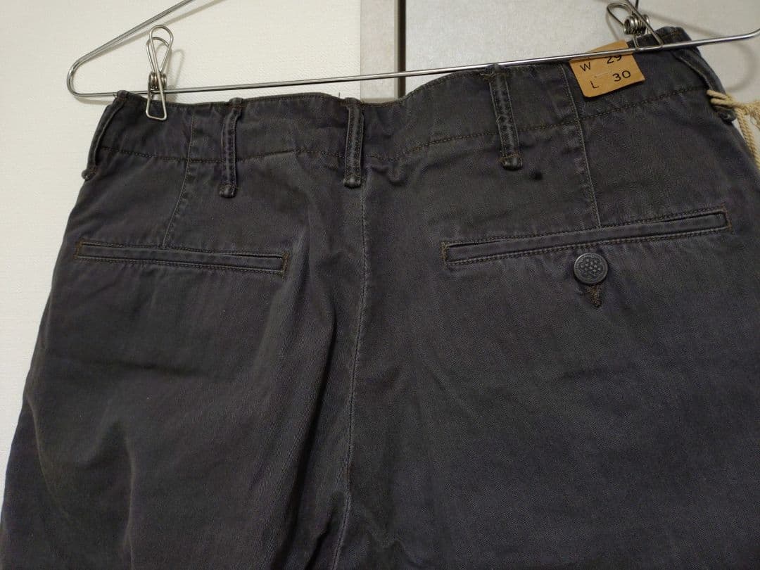 ☆未使用品☆RRL(ダブルアールエル)13スター ヘリンボーンチノパン 黒