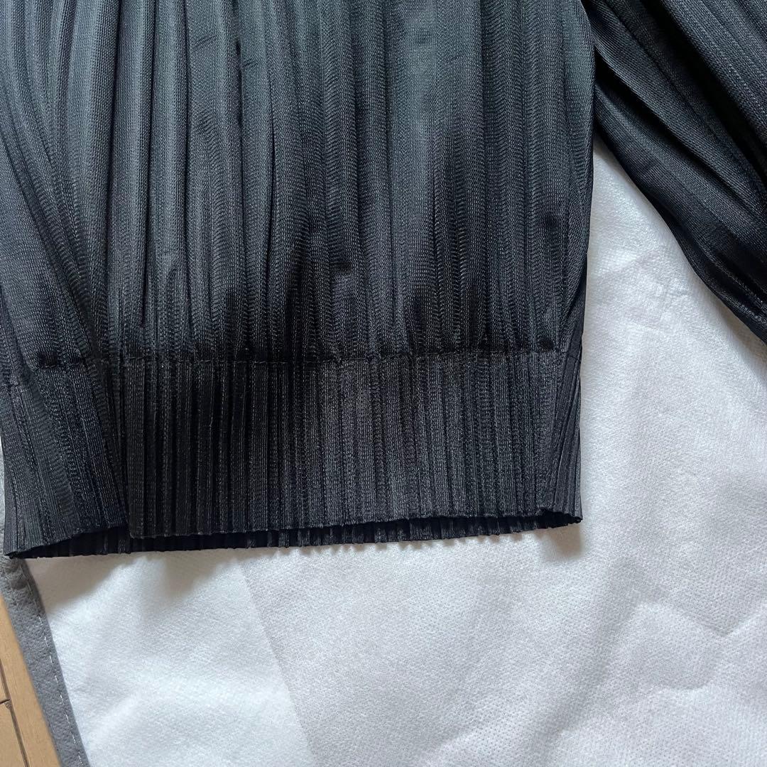 極美品♡プリーツプリーズ　ハーフパンツ　変形　　　切替え　黒　サイズ3 L 希少