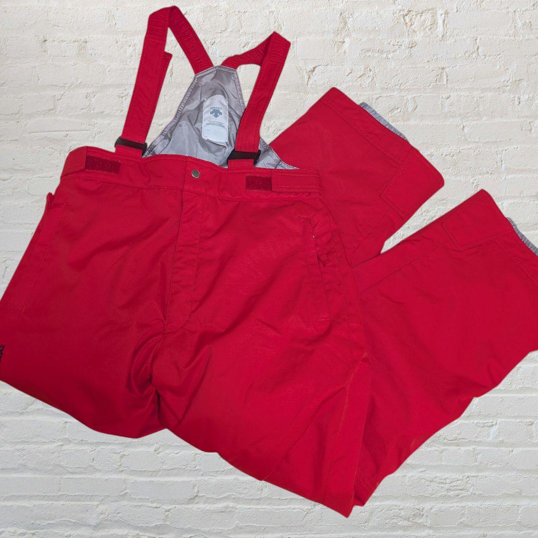 【美品】DESCENTE スキーウェア 上下セット 160cm 防水 防寒