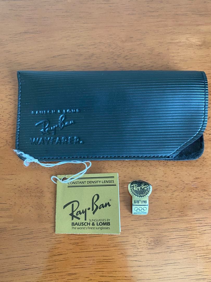 美品 80s B&L WAYFARER 1 AMBER MADE IN USA