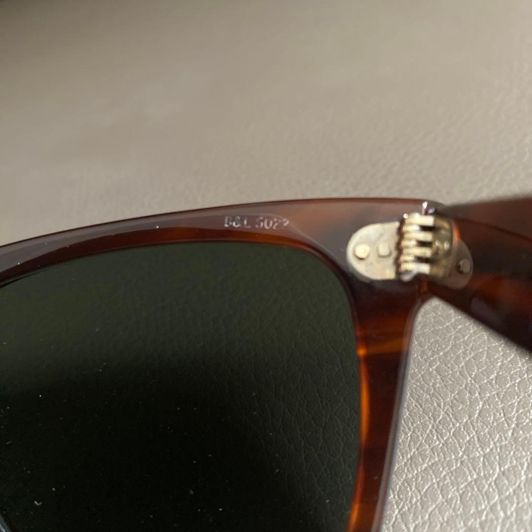美品 80s B&L WAYFARER 1 AMBER MADE IN USA