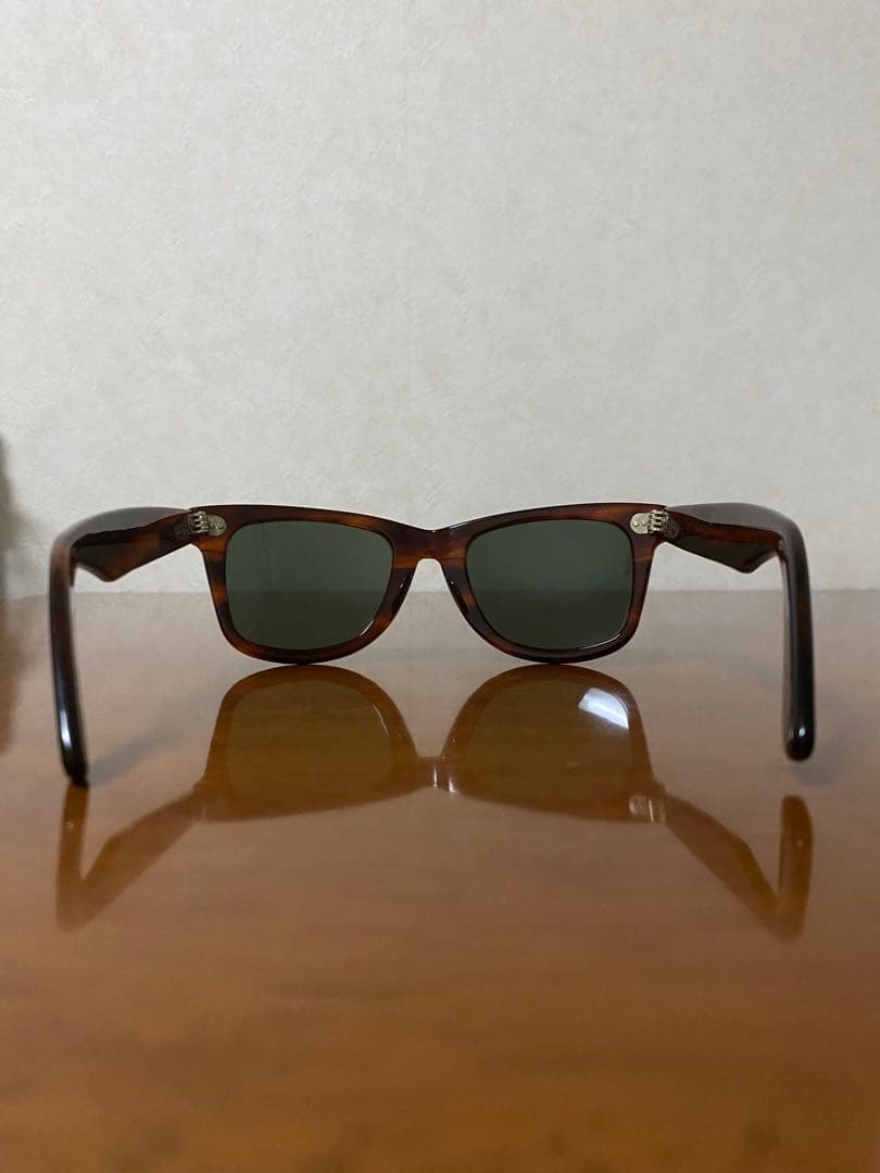 美品 80s B&L WAYFARER 1 AMBER MADE IN USA