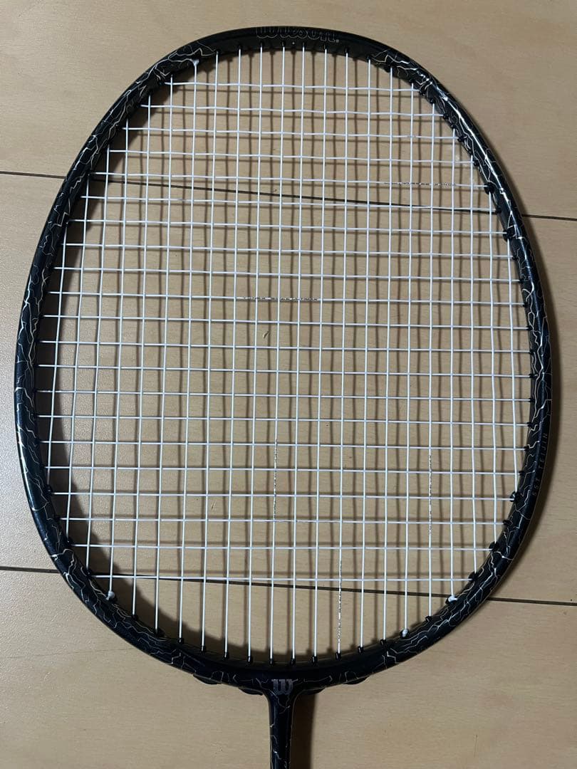 Wilson バドミントンラケット ベルテックス9000ブラック/ホワイト