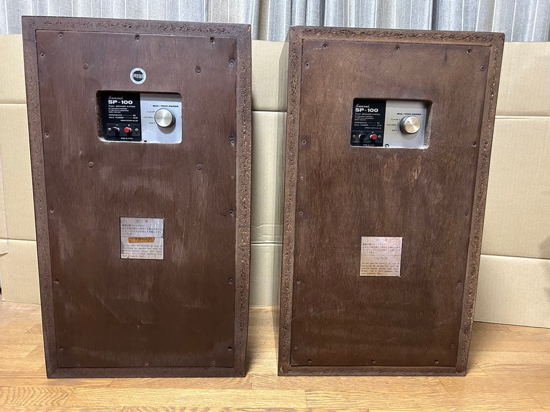 【音出ます！アッテネーター反応あり！】サンスイSP-100 スピーカー ！