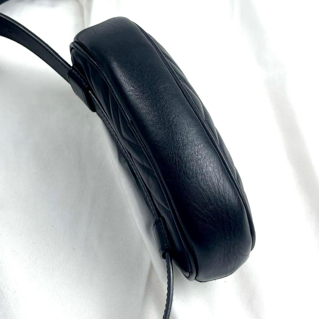 【美品】GUCCI グッチ マーモント ブラック ウエスト ボディバッグ バッグ