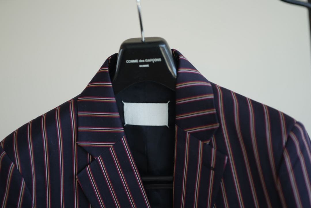 V*E様 美品 maison margiela ジャケットスリング ストライプ