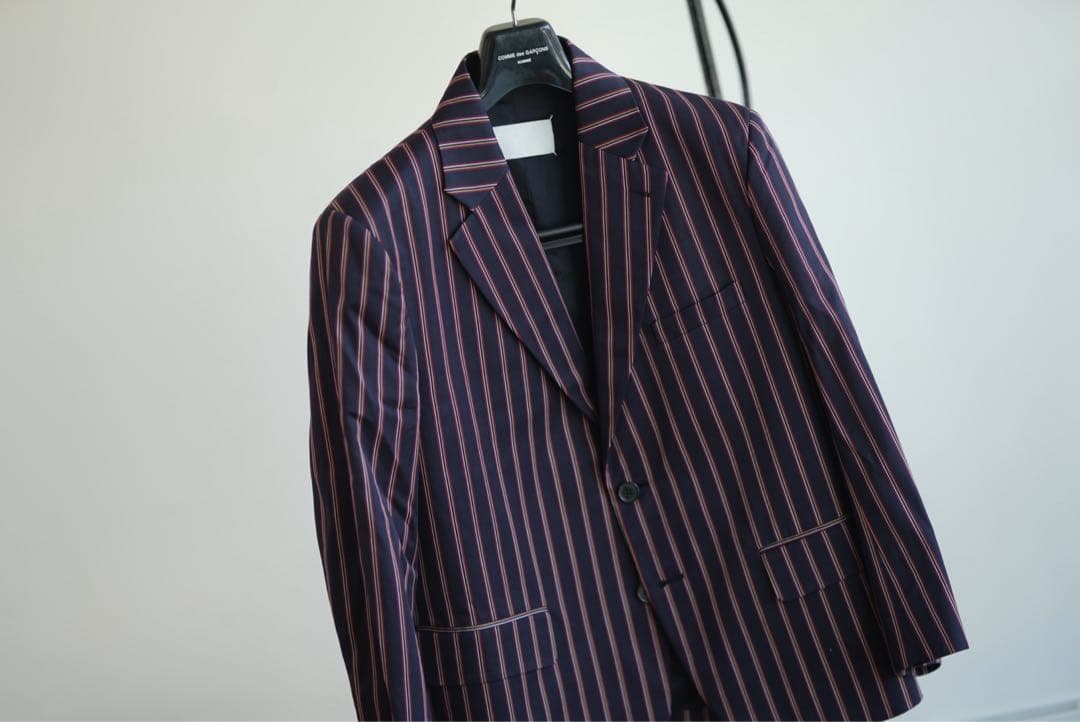 V*E様 美品 maison margiela ジャケットスリング ストライプ