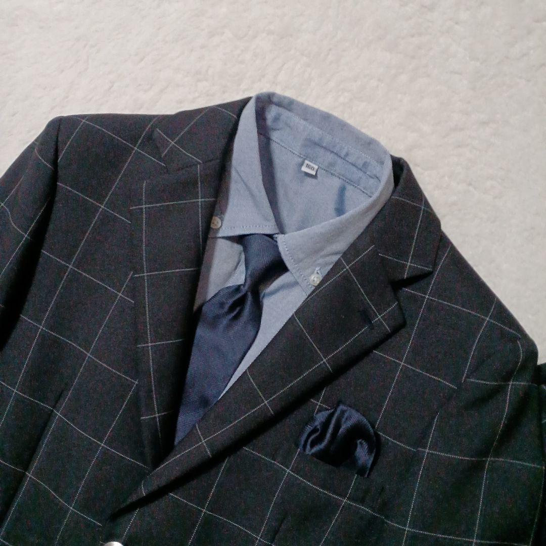 【フォーマル6点】ワンダーファクトリー 卒服 160 キッズ ネイビー 男の子