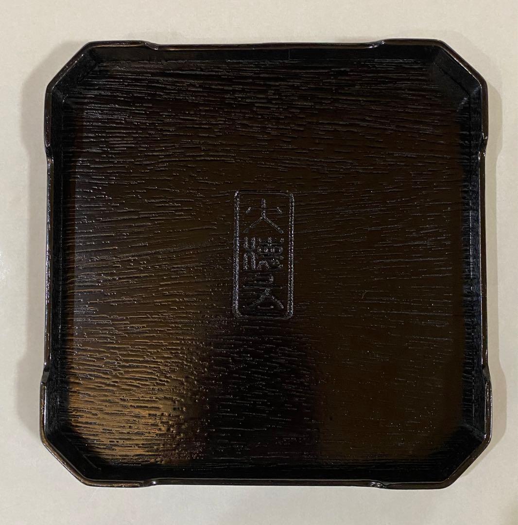 茶道具　大徳寺重　木製本漆　5個