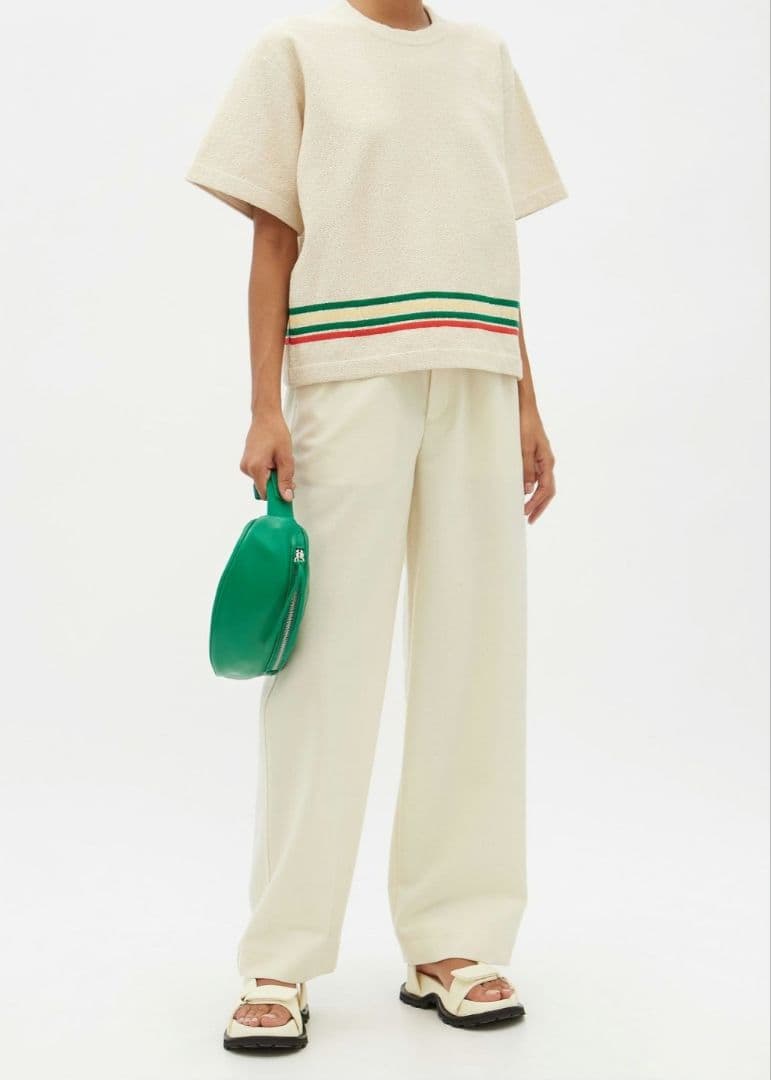 2022ss JIL SANDER ムーンベルトバッグ グリーン ボディバッグ