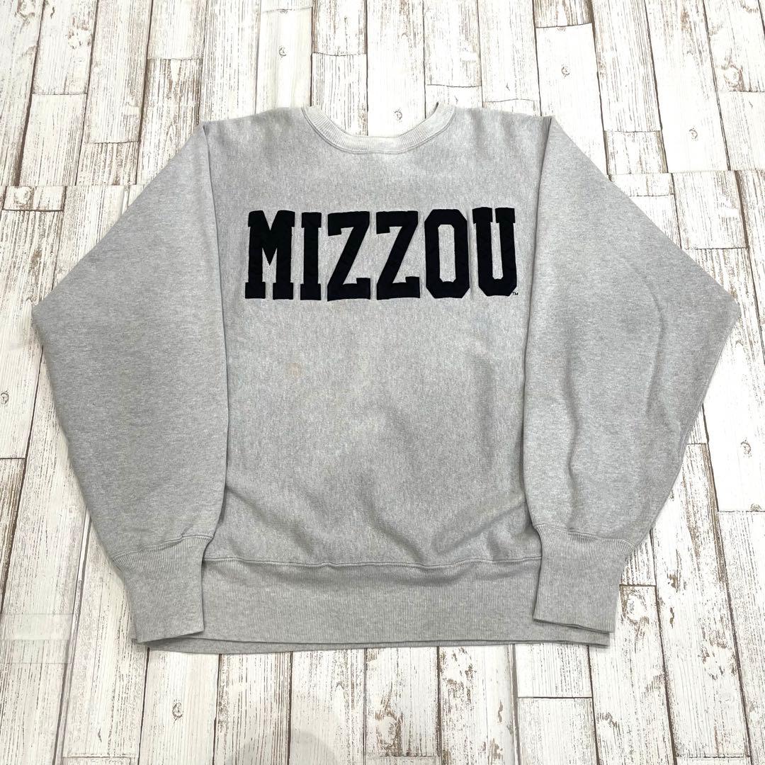 【ブラックワッペン！】チャンピオン　リバースウィーブ　スウェット　トレーナー　黒