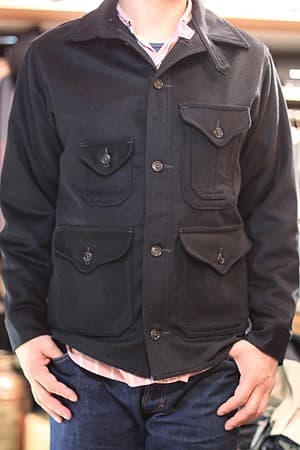 Post Overalls クルーザージャケット／ビーバーメルトンo’alls