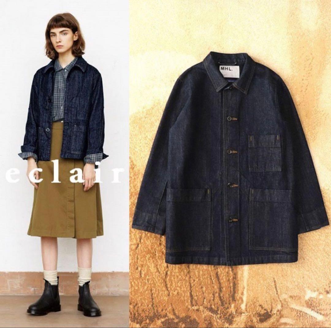 極美品✨MHL. デニムジャケット Gジャン　インディゴブルー　36 日本製