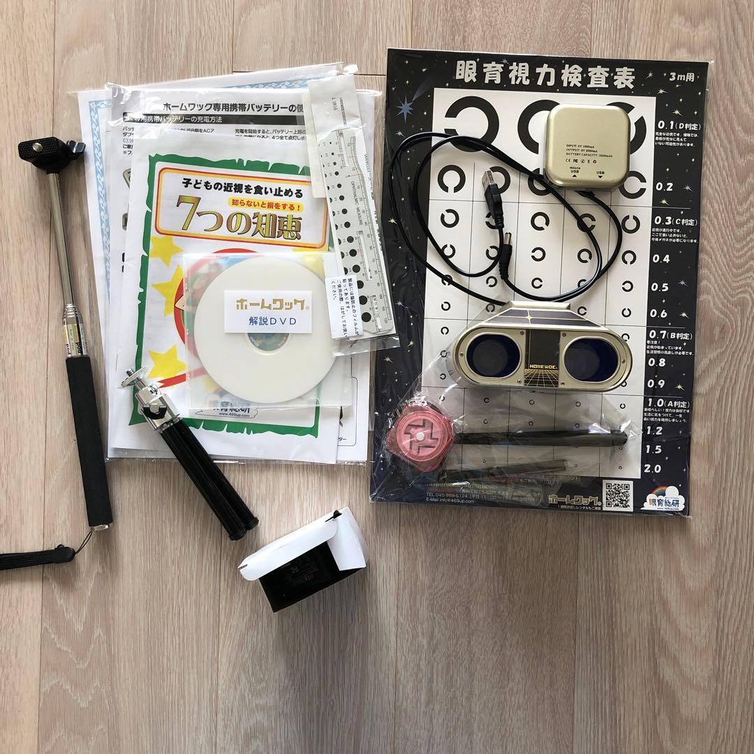専用　ホームワック 視力トレーニング　眼育総研　付属品付き　動作確認済