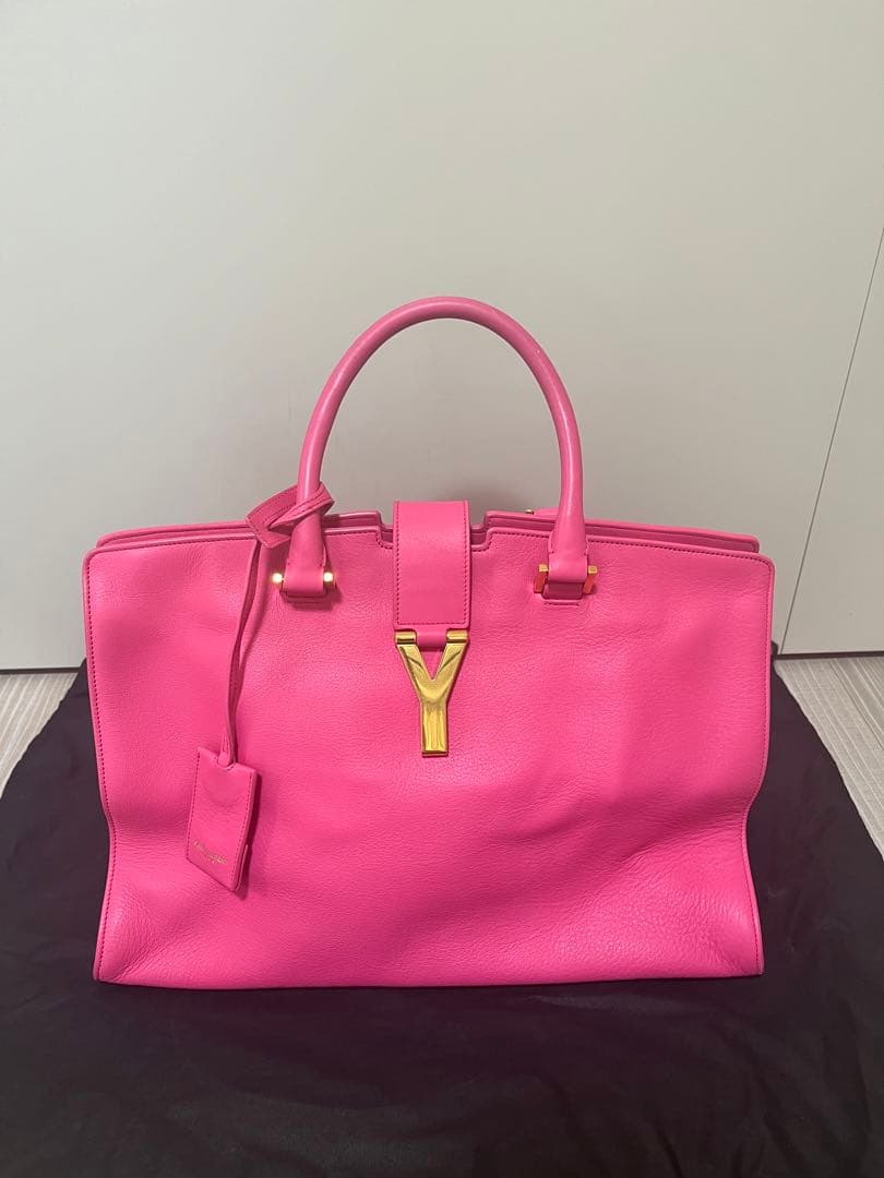 SAINT LAURENT PARIS サンローランパリ　ピンク レザー バッグ