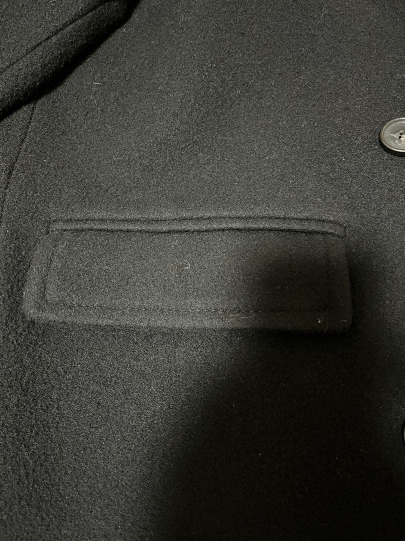 尾州ウールショートPコート　36